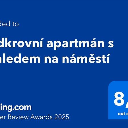 Podkrovni Apartman S Vyhledem Na Namesti Lomnice nad Lužnicí Zewnętrze zdjęcie